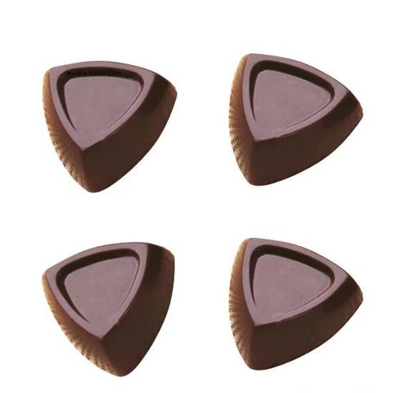 Imagem de Molde Policarbonato Chocolate Triângulo