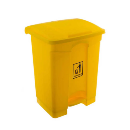 Imagem de Contentor para Lixo com Pedal de 68L Amarelo