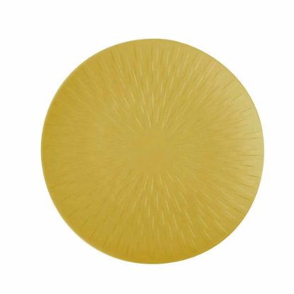 Imagem de Prato Pão Redondo 15cm Branco Dourado