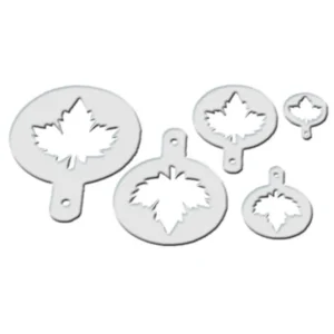 Conjunto de 5 stencils de árvore sortidos