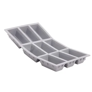 Elastomoule para 9 bolinhos de 9x4,8xh3cm