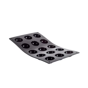 Moulflex para 15 bolas de ø4x2cm Silicone 30x17,5cm