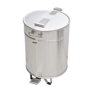 Balde Lixo com Pedal e Tampa em Inox 50Lt P55X