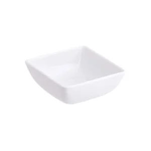 Saladeira quadrada Porcelana 8x8x2,5cm