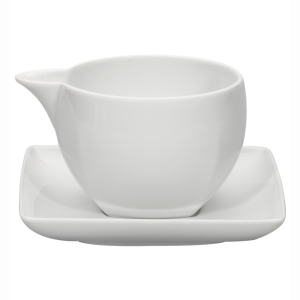 Molheira com prato Carré Branco