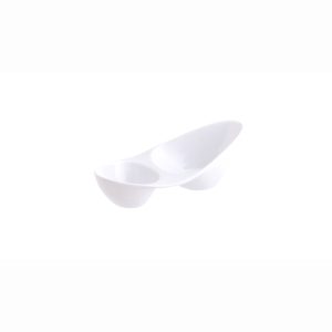 Taça com 2 divisórias