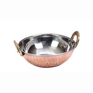 Mini tigela com asas Artinox Cobre e Inox 51cl 15cm