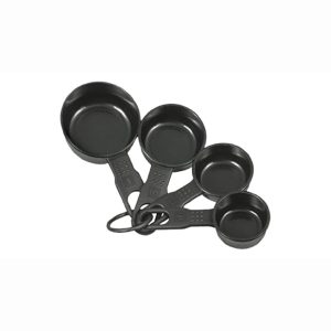 Conjunto de 4 cups medidores Preto