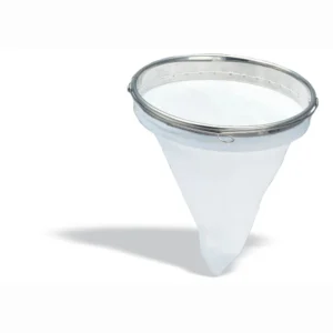 Coador de algodão com estructura em inox 24cm